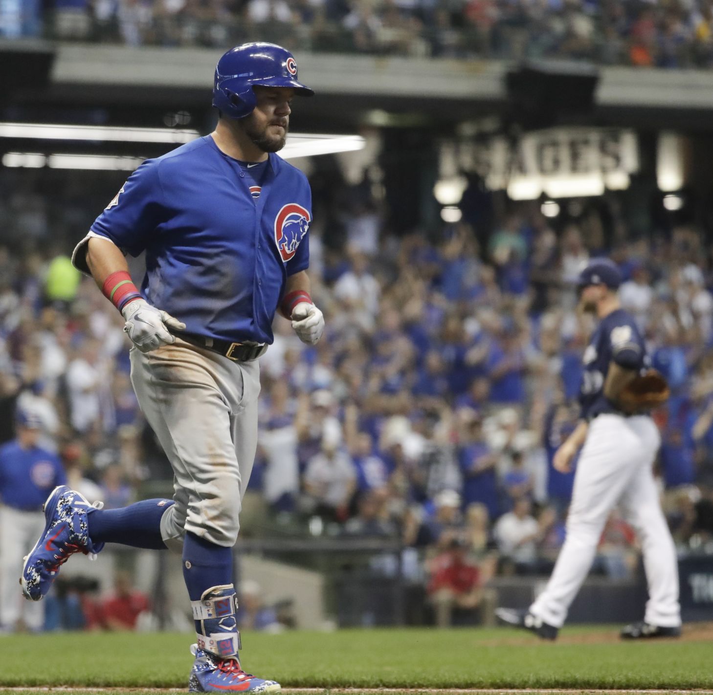 Cubs Brewers Baseball (Game 3)